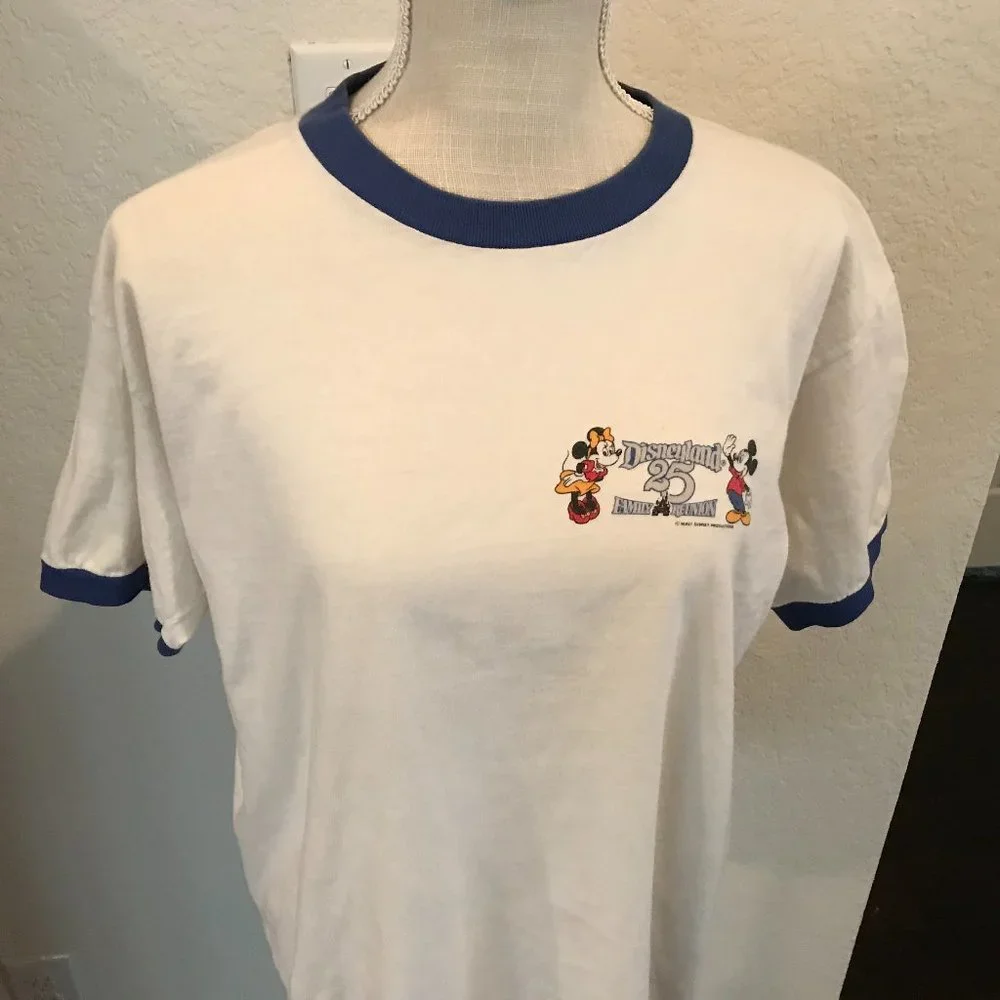 1980 DISNEYLAND Rare 25th Anniversary T Shirt Vintage - Picture 8 of 13